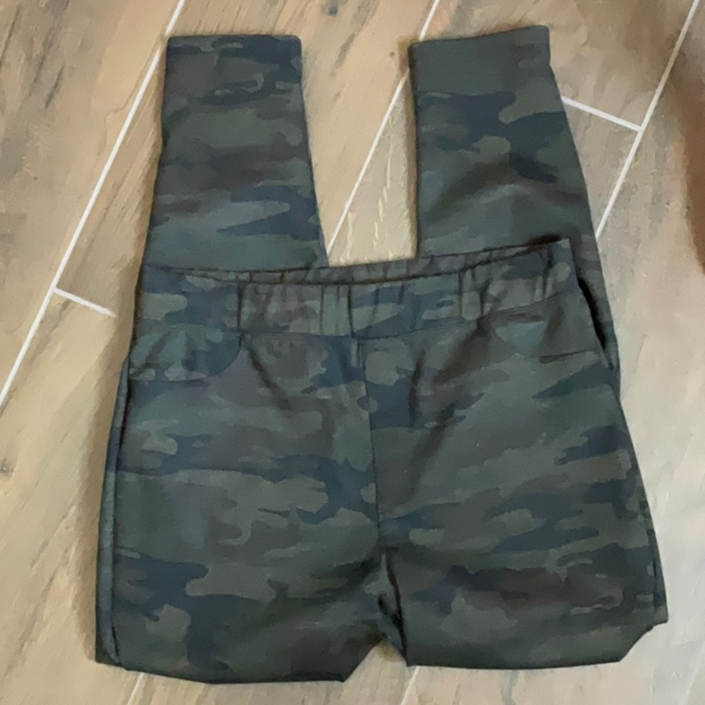 Sanctuary Anthropologie Collab Womens Mid Rise Skinny Camo Pull On Pants
